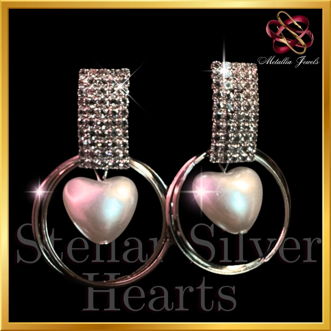 Steller Silver Hearts