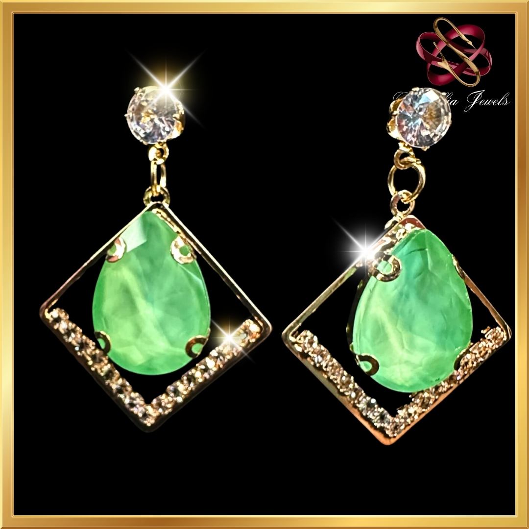 Jade Glow Earrings