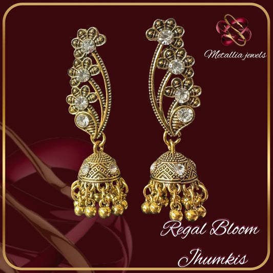 ✨Regal Bloom Jhumkis✨