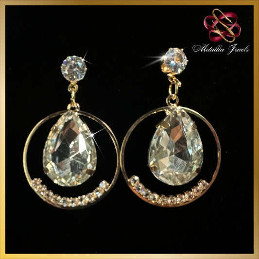 Crystal Cascade Earrings