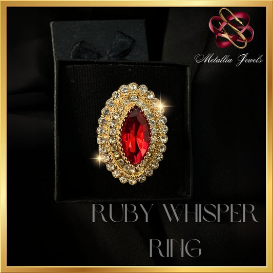 Ruby Whisper Ring