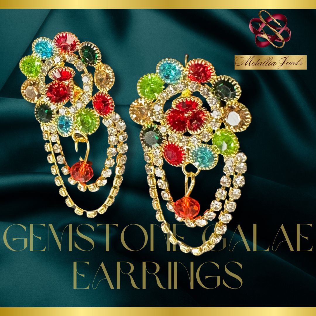 Gemstone Gala Earrings