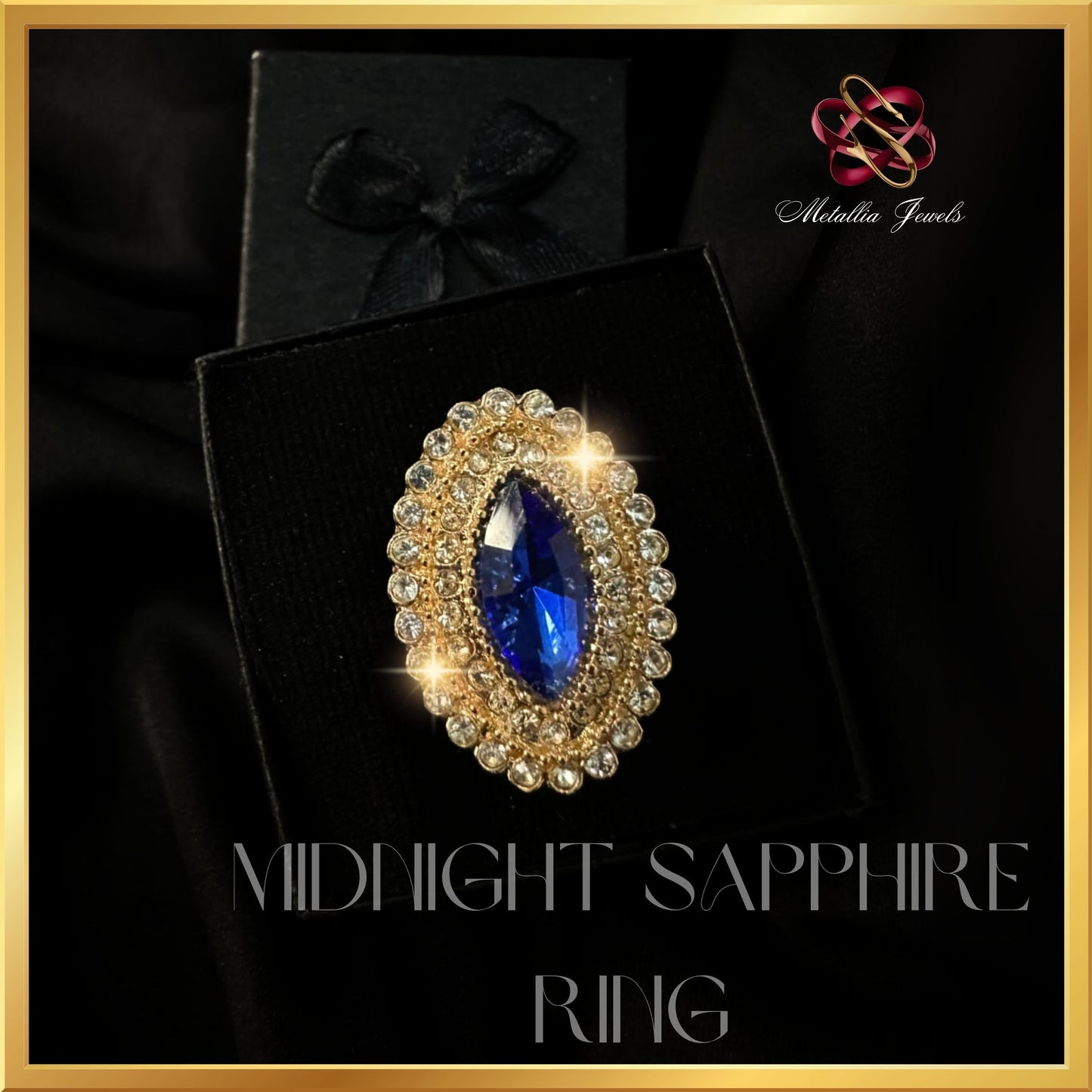 Midnight Sapphire Ring