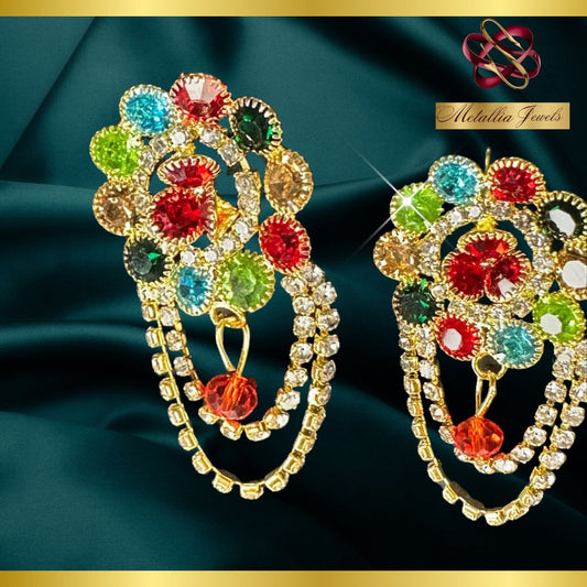 Gemstone Gala Earrings